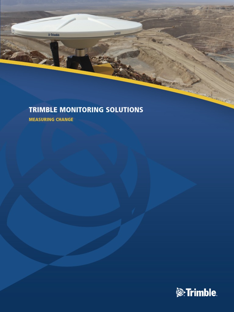 Trimble Monitoring Solutions Brochure PDF World Wide 