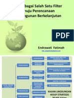 KLHS Sebagai Salah Satu Filter Menuju Perencanaan Pembangunan Berkelanjutan Endrawati Fatimah