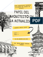 Ensayo de El Papel de Un Arquitecto en La Actualidad