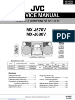 Service Manual: MX-J570V MX-J680V