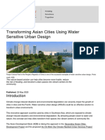 Transforming Asian Cities Using Water Sensitive Urban Design