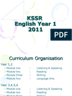 KSSR English Year 1 2011