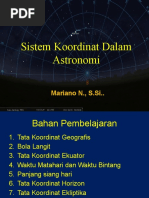 Download Sistem Koordinat Benda Langit - Pelatihan April 2011 by Fpa Kota Bandung SN54248253 doc pdf