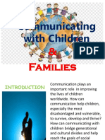 NCM 107 Communicating WITH CHILDREN