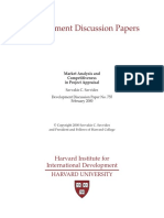 Development Discussion Papers: Harvard Institute For International Development