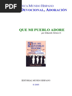 Que Mi Pueblo Adore Bmh 029