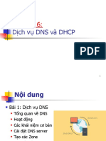 Chương VI - Dịch vụ DNS và DHCP