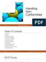 Handling Non-Conformances