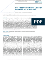 Dynamic Resource Reservation Based Collision and Deadlock Prevention For Multi-AGVs