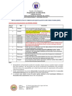 Department of Education: Reclassification Through Equivalents Record Form (Erf)