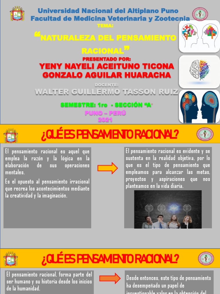 Naturaleza del Pensamiento Racional | PDF | Razón | Verdad