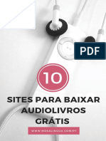PT - Checklist - 10 Sites para Baixar Audiolivros Gratis