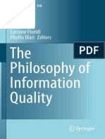 [2014] The philosophy of information quality