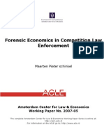Forensic Econ in Competition Law Enforcement