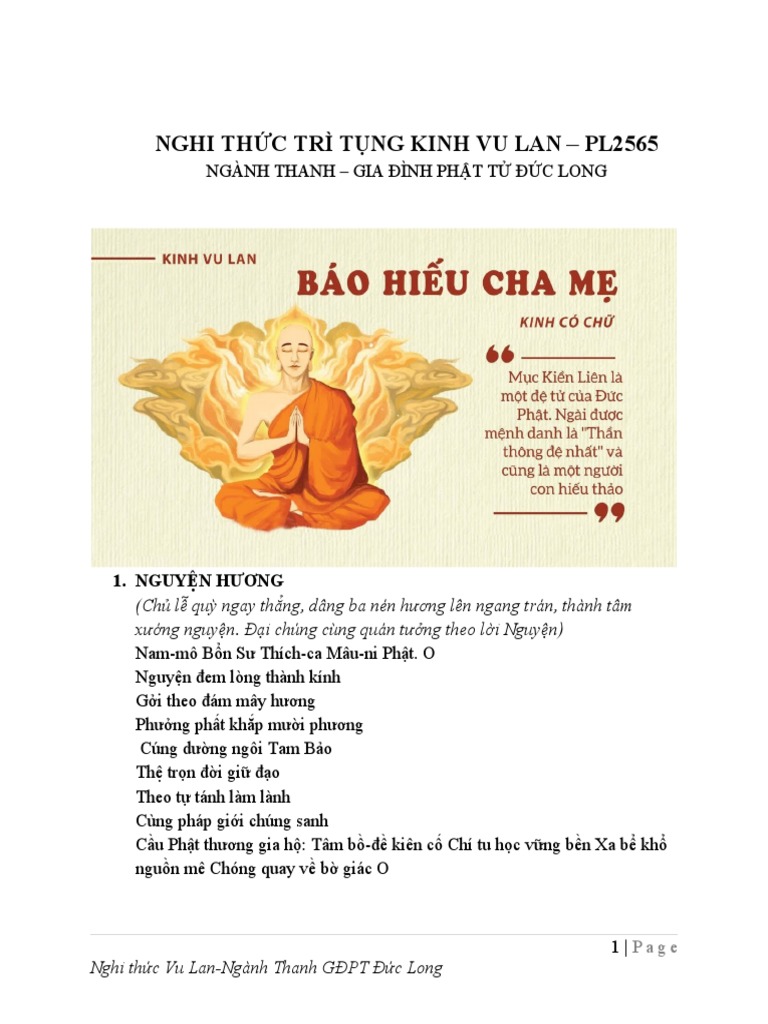 Kinh Vu Lan | PDF