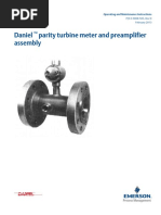 3-9008-505 - Daniel Parity Turbine Meter and Preamplifier Assembly