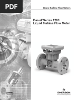 Daniel Series 1200 Liquid Turbine Flow Meter