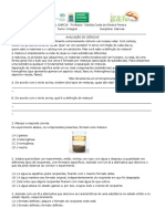 Ciências: Misturas e separação de componentes