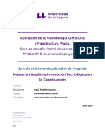 Aplicacion de La Metodologia CIM A Una Infraestructura Viaria. Caso de Estudio Ramal de Acceso Directo TF-24 A TF-5. Intervencion Proyectada