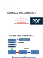 Formulasi Kebijakan Publik