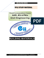 Ies Psu Postal Studymaterial For Building Materials Civil