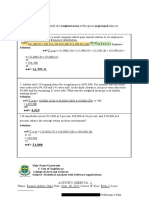 Learning Outcome: To Identify The Weighted Mean of The Given Ungrouped Data Set