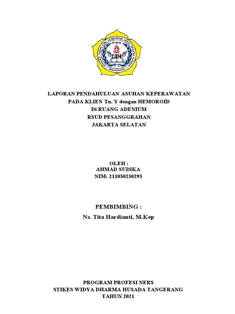 Askep Hemoroid Lengkap: Panduan Praktis & Komprehensif