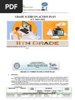 Grade 11 Zircon Action Plan: 306112-Barucboc National High School