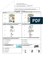 Prueba de Historia 1º Oficios y Profesiones