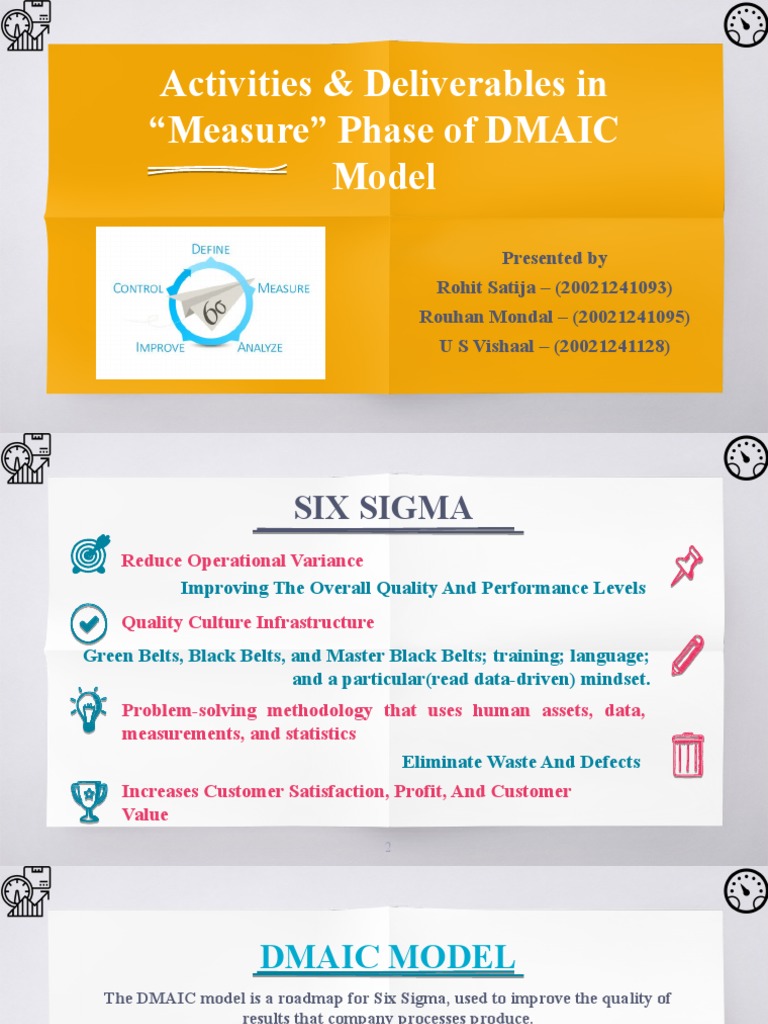 DMAIC Measure Phase Overview | PDF | Six Sigma | Evaluation