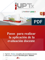 Evaluación docente en línea UPTLAX