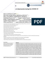 Global Contributions of Pharmacists During The COVID-19 Pandemic