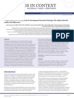 Review: Progestogens As A Component of Menopausal Hormone Therapy: The Right Molecule Makes The Difference