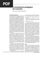 Download el concimientodel contenidoShulman by PedroJMartnez SN54252972 doc pdf