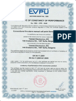 Certificate 1293-CPR-0545 SensoMAG MCP50