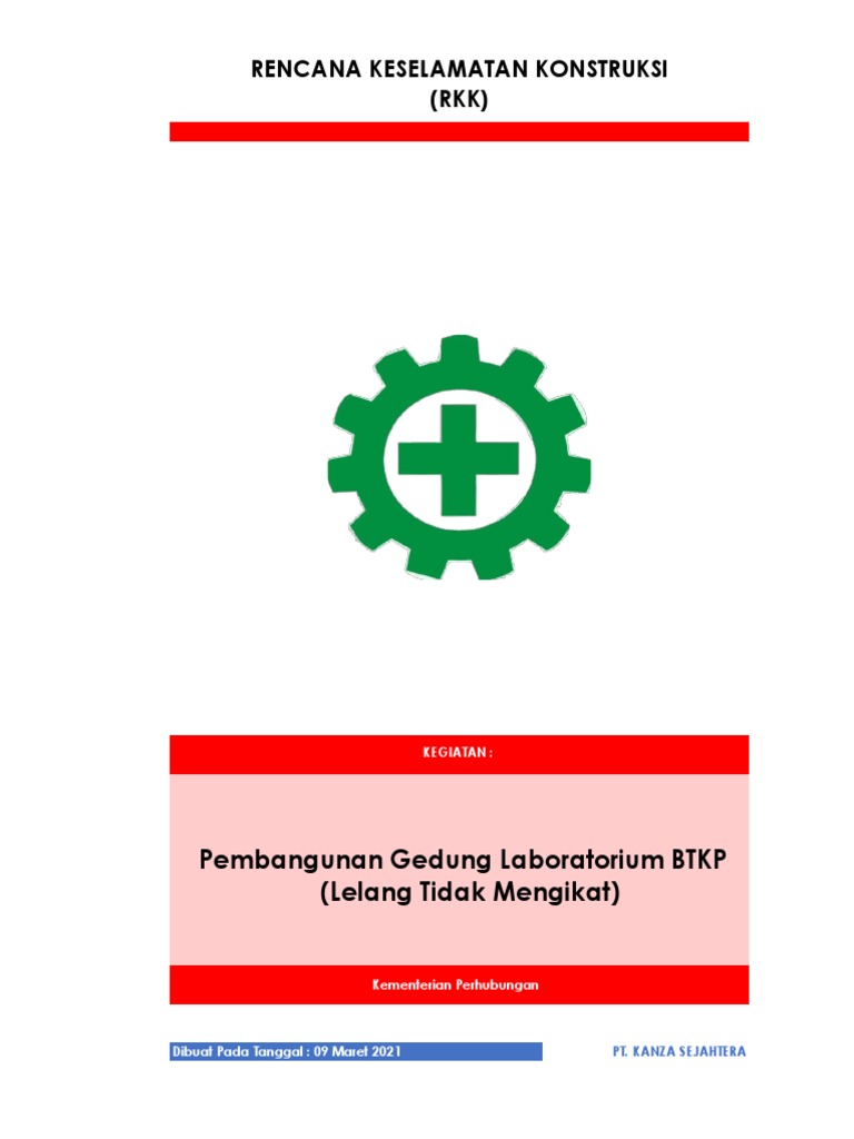 Rencana Keselamatan Konstruksi BTKP | PDF