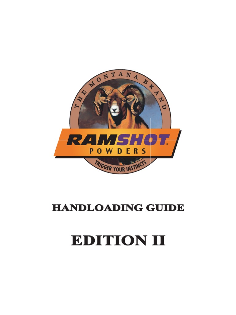 Ramshot powders handloading guide edition ii pdf firearms