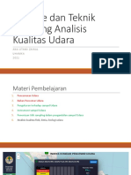 Metode Dan Teknik Kualitas Udara