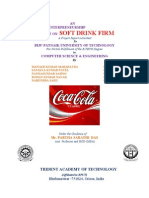 Soft Drink Firm: AN Enterpreneurship Project On