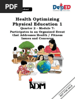 Health Optimizing Physical Education 1