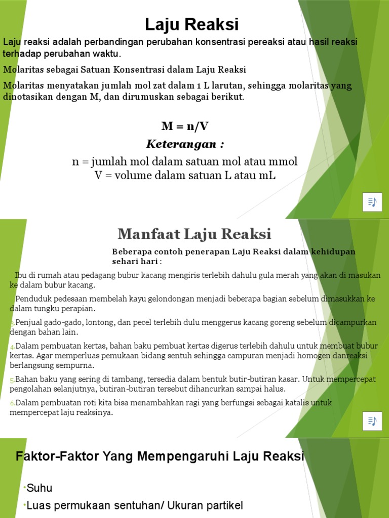 Penerapan Laju Reaksi dalam Kehidupan Sehari-hari | PDF