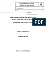 Kurikulum Silabus - Burner System