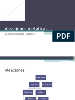 ALEACIONES METÁLICAS