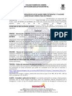 Colegio Ramón de Zubiría Institución Educativa Distrital: Onales - SED PDF