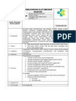 Sop Pemeliharaan Alat Bed Side Monitor