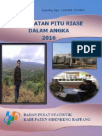 Kecamatan Pitu Riase Dalam Angka 2016