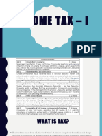 Introduction To Income Tax