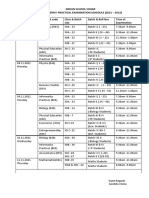 01 - AISSCE Term I - Practical Examination Schedule - 2021-22