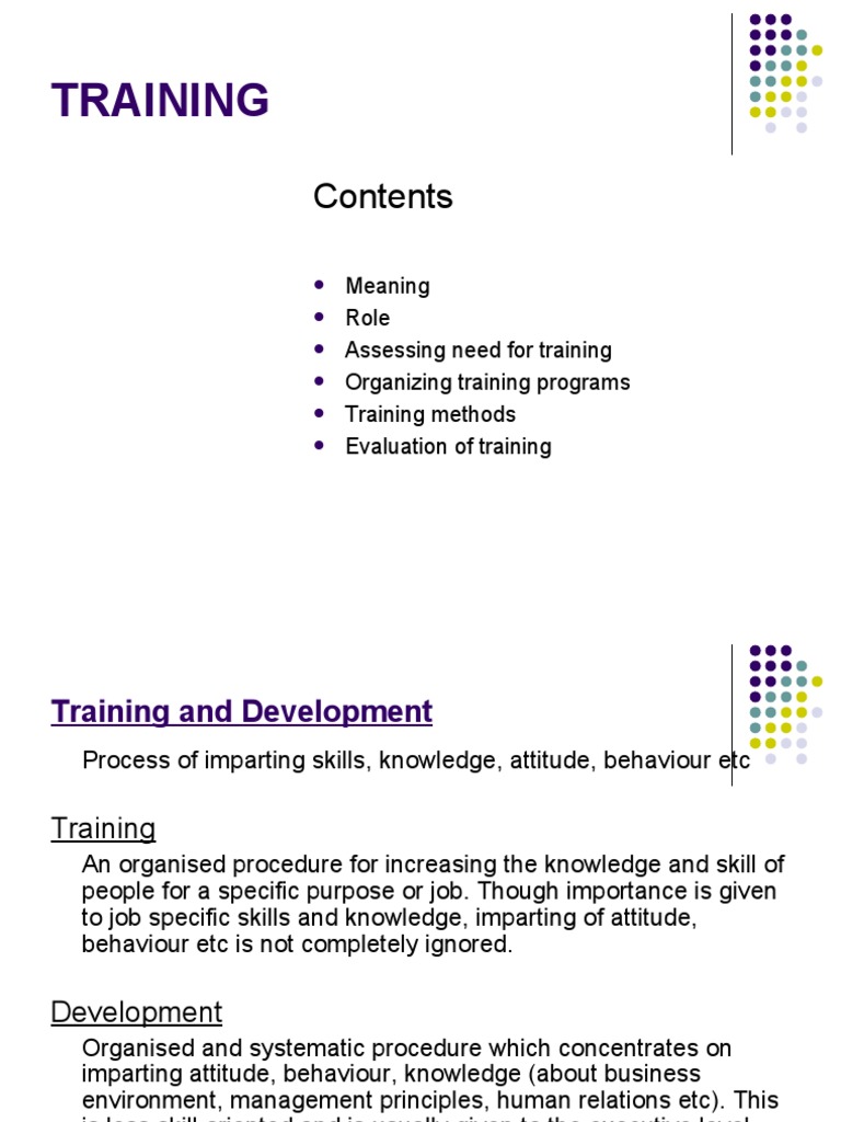 Comprehensive Guide to Employee Training | PDF | Motivational | Motivation