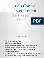 Infection Control Risk Assessment: Guidelines and Standards
